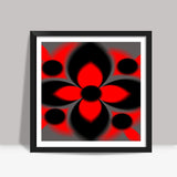 Abstract Flower Square Art Prints