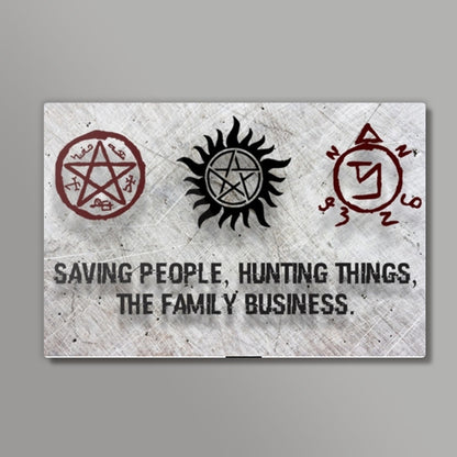 Supernatural: The family business  Wall Art