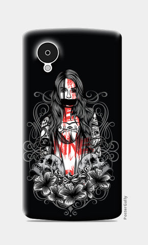 Girl With Tattoo Nexus 5 Cases