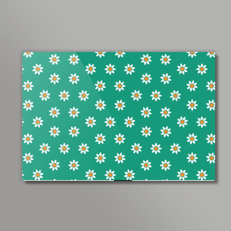 Green and Yellow Floral Wall Art