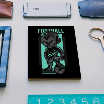 Angry Football Player | #Footballfan Notebook