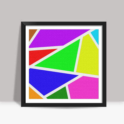 Mosiac art - Colorful Pattern Square Art Prints