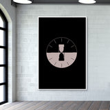 Abstract Minimal Clock Wall Art