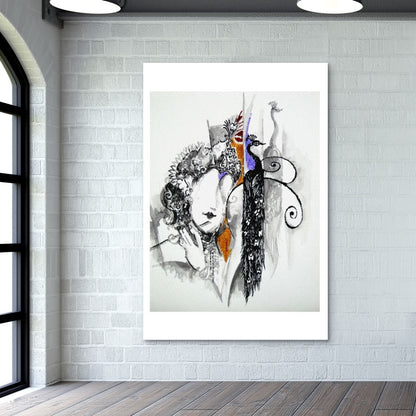 krishna modern wall art Wall Art