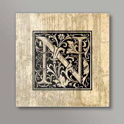 Ornate N Square Art Prints