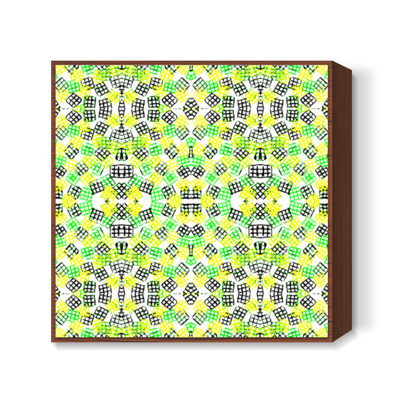 Lemonade with a straw ! Square Art Prints