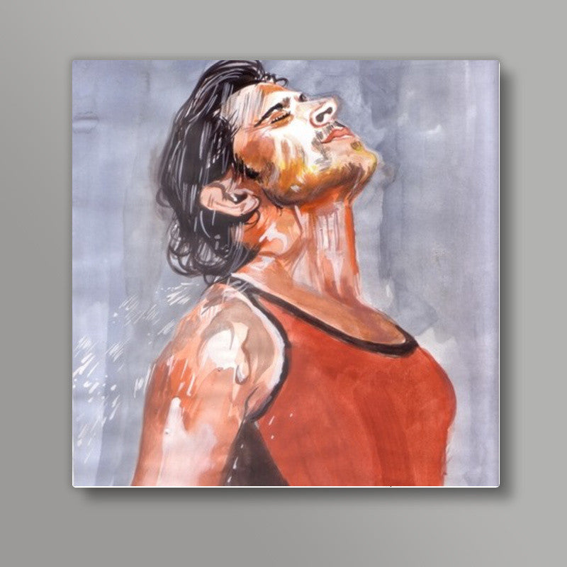 Undying spirit, unending passion of Hrithik Roshan Square Art Prints