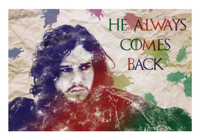 Wall Art, Jon Snow Wall Art