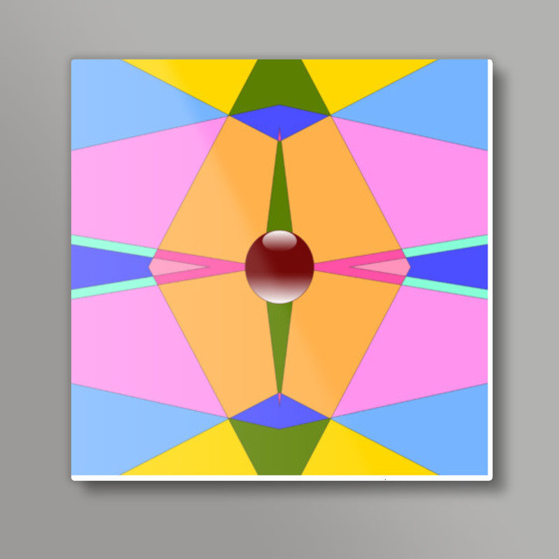 Colored Pearl Square Art Prints