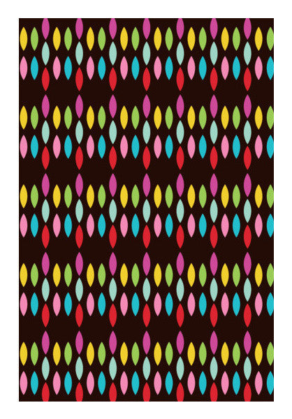 Color Leaf Geometric Art PosterGully Specials