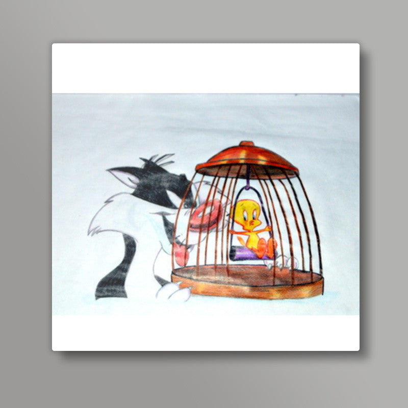 Tweety Square Art Prints