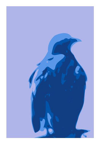 PosterGully Specials, Abstract eagle blue | Artist Keshava Shukla | PosterGully Specials, - PosterGully
