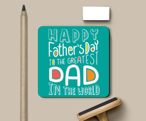 Happy Fathers Day Word Art | #Fathers Day Special  Coasters