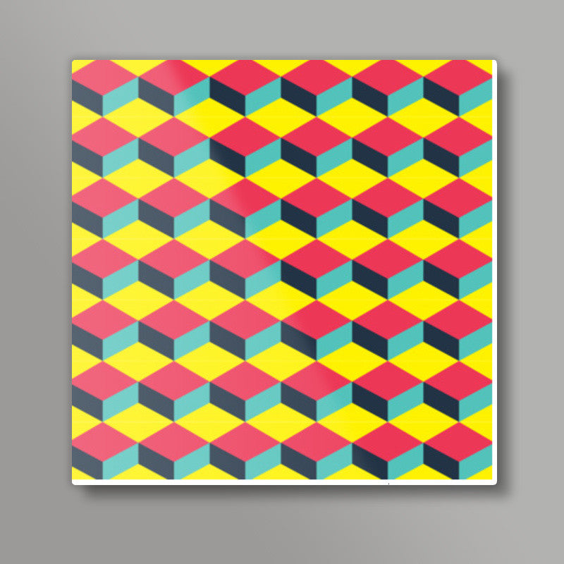 Colors & Patterns Square Art Prints