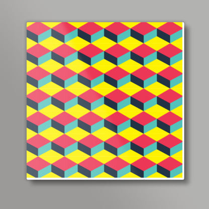 Colors & Patterns Square Art Prints