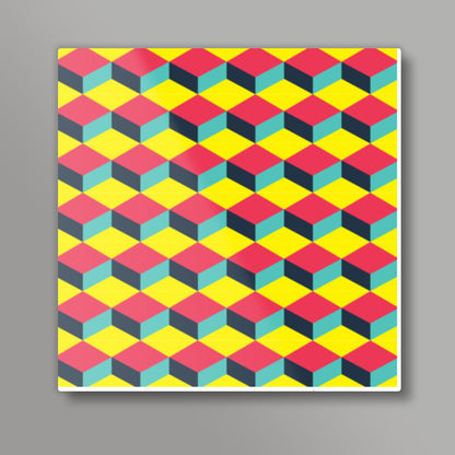 Colors & Patterns Square Art Prints