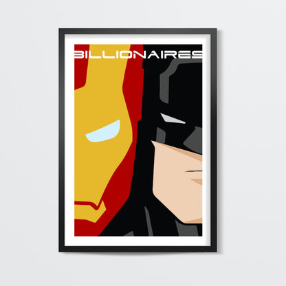 Ironman vs. Batman  Wall Art