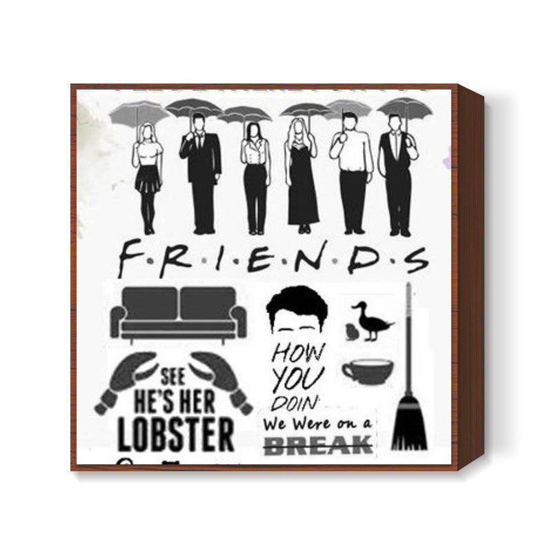 Friends series square prints