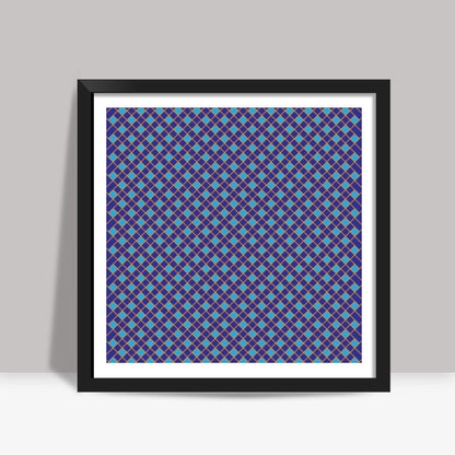 Woven Pattern 1.0 Square Art Prints