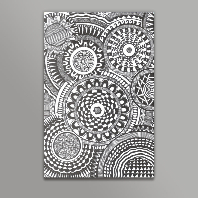 Prints in Circles Wall Art