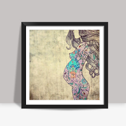 Made with love Square Art Prints
