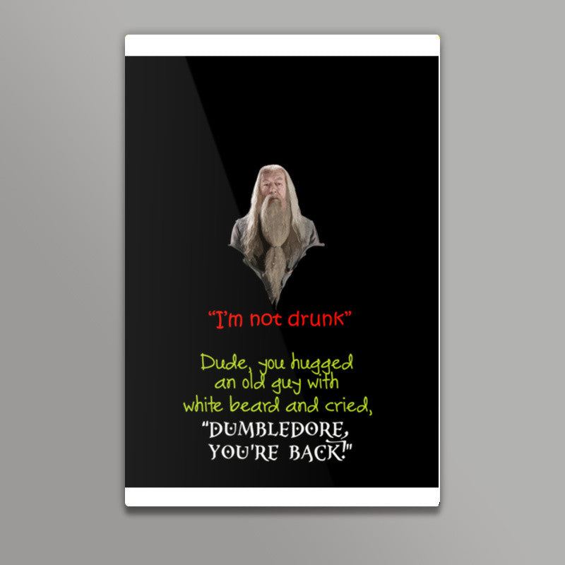 Funny Albus Drunk Wall Art