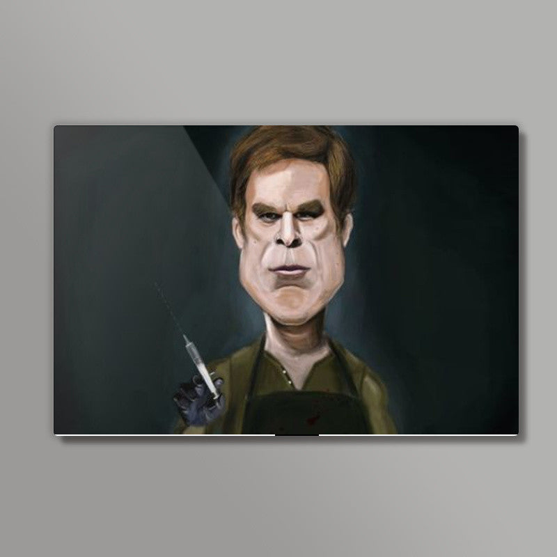 Dexter Caricature Artwork