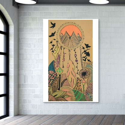 Flight to dream Wall Art