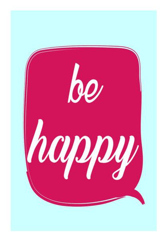 PosterGully Specials, BE HAPPY Wall Art