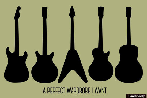 Wall Art, Perfect Wardrobe! #Guitarlove Artwork