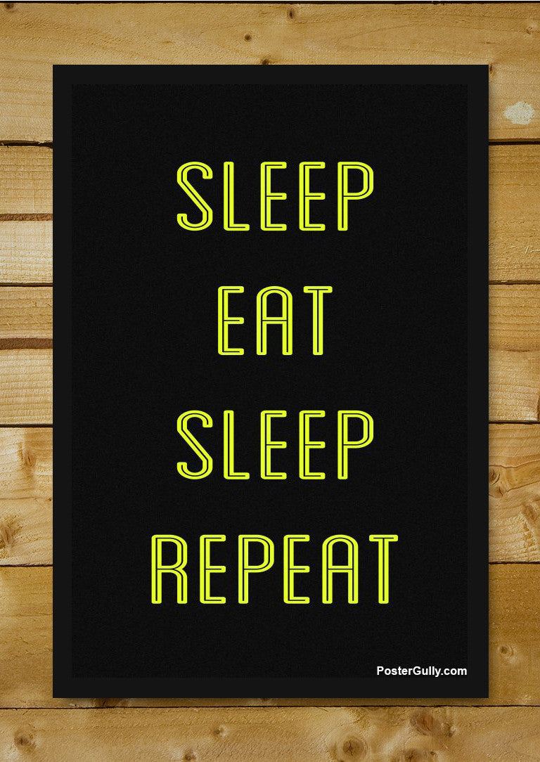 Wall Art, Sleep Eat Sleep2 Artwork