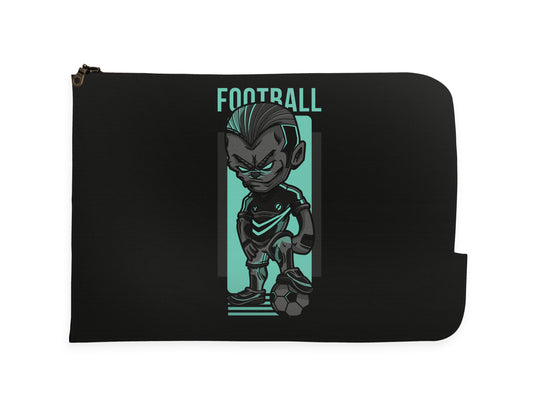 Angry Football Player Laptop Sleeves | #Footballfan