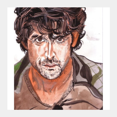 Square Art Prints, Superstar Hrithik Roshan in an avatar with oodles of style Square Art Prints