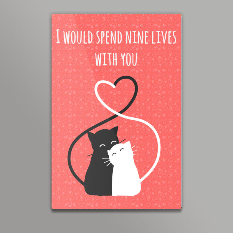 Valentines Cats Wall Art