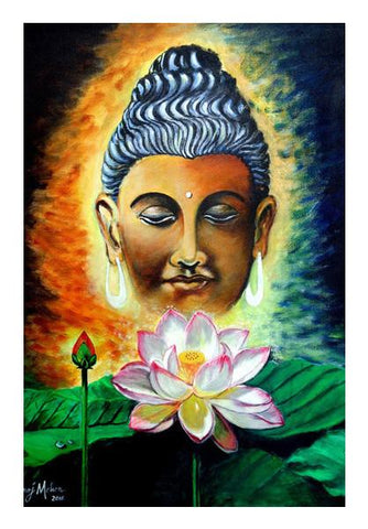 PosterGully Specials, Lord Buddha Wall Art