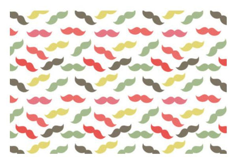 PosterGully Specials, Vintage Mustache Pattern Wall Art