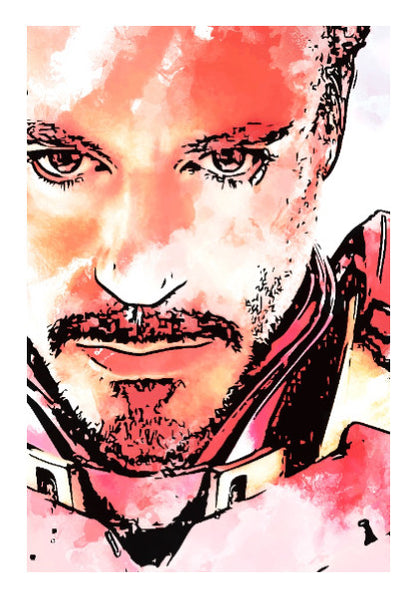 Wall Art, Iron Man Robert Downey Jr. Movie Character Artwork