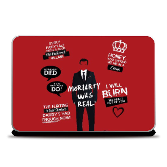 Laptop Skins, Jim Moriarty Sherlock Laptop Skin