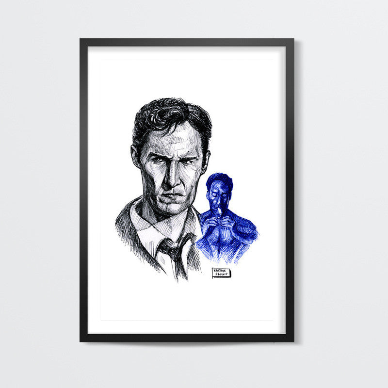 Matthew McConaughey in True Detective Wall Art