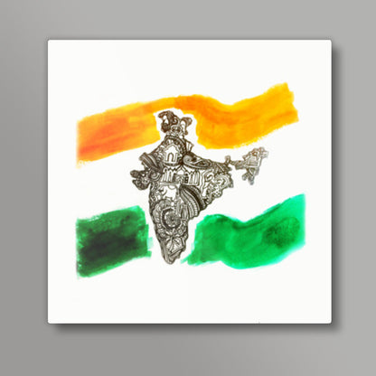 Republic Day Square Art Prints