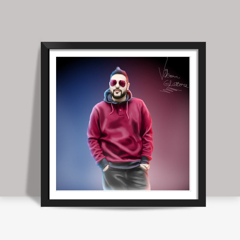 Badshah 3D DigiPaint Square Art Prints