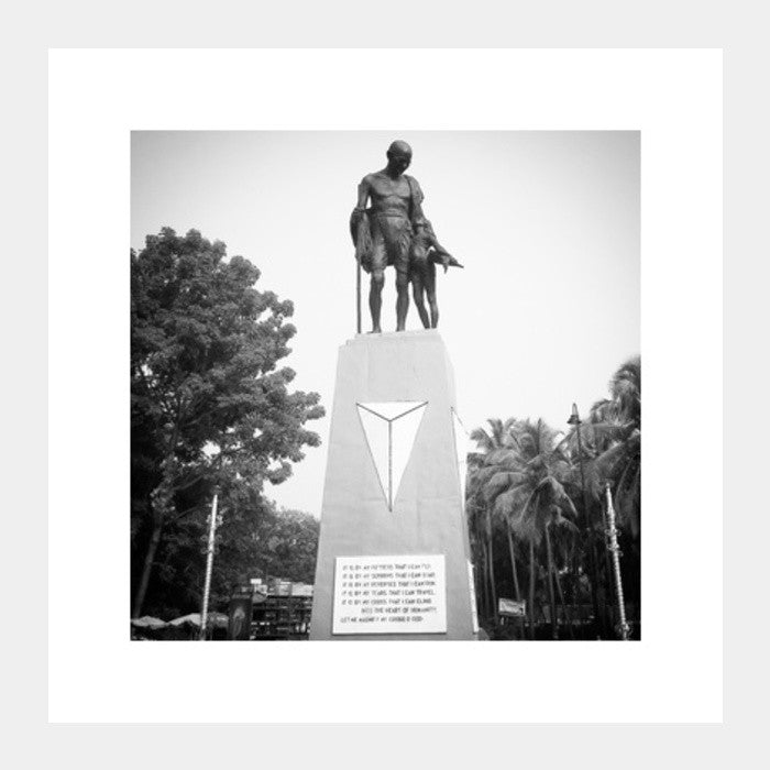 Square Art Prints, #Mahatma #Gandhi Square Art Prints