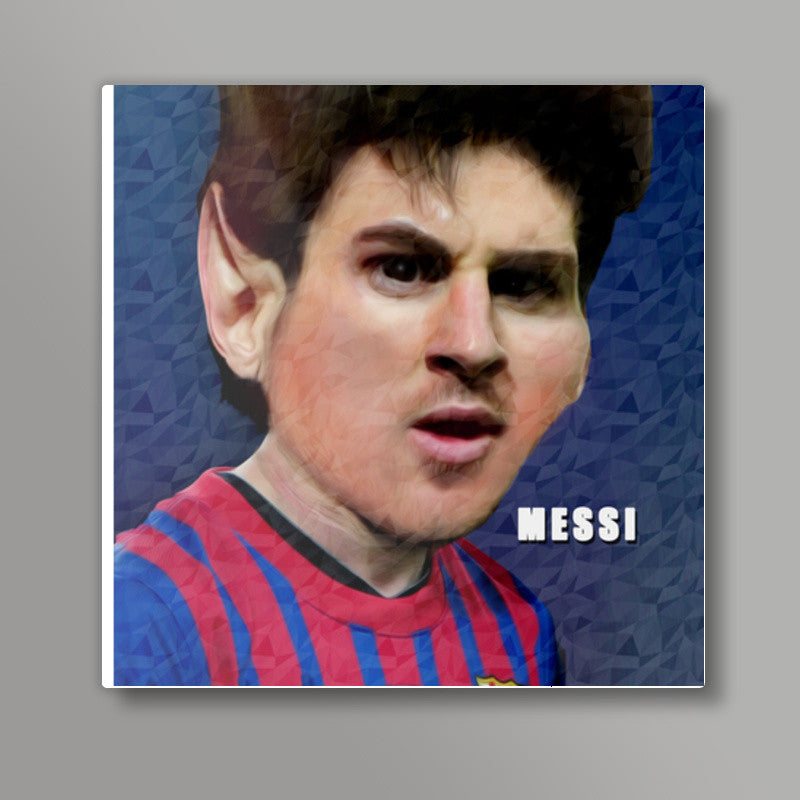 Messi Barcelona Square Art Prints