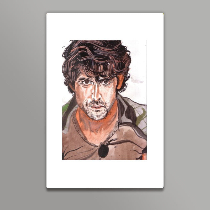 Superstar Hrithik Roshan in an avatar with oodles of style Wall Art