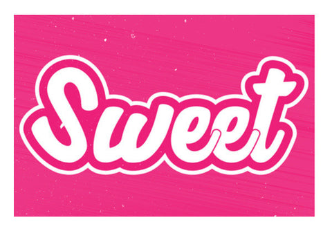 Sweet Typography Art PosterGully Specials