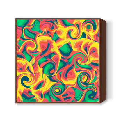 Abstract Swirls Square Art Prints