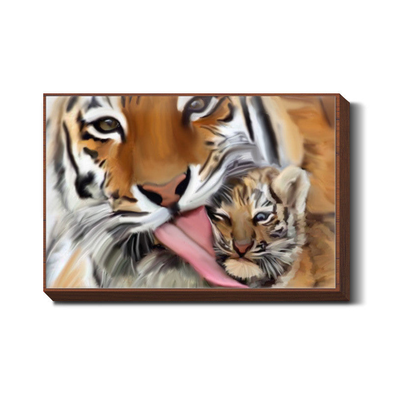 Tiger and Cub | Painting Wall Art