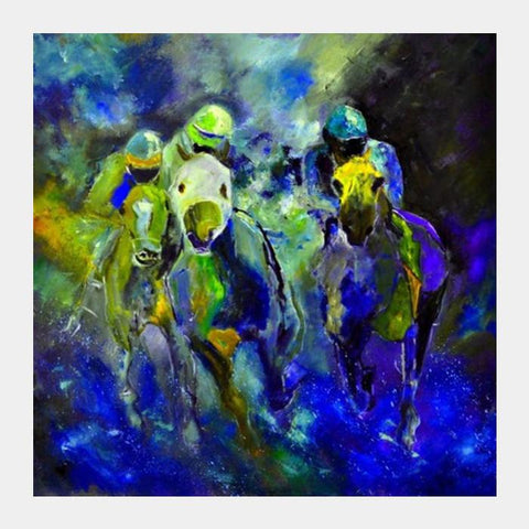 Horse Race 23 Square Art Prints PosterGully Specials