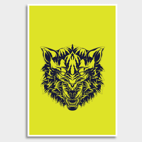 Wolf Head Giant Poster