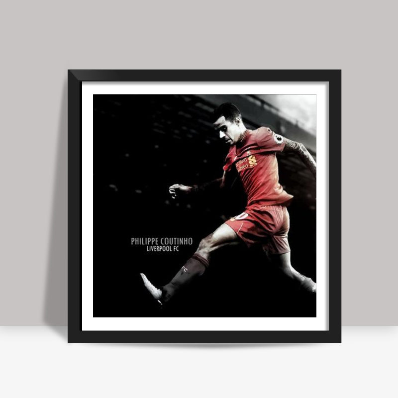 Philippe Coutinho - Liverpool FC Square Art Prints